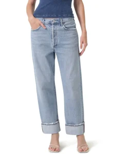 Agolde Jeans Fran Jean Blauw
