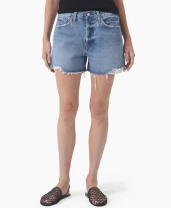 Agolde Korte Broek Parker Long Blauw