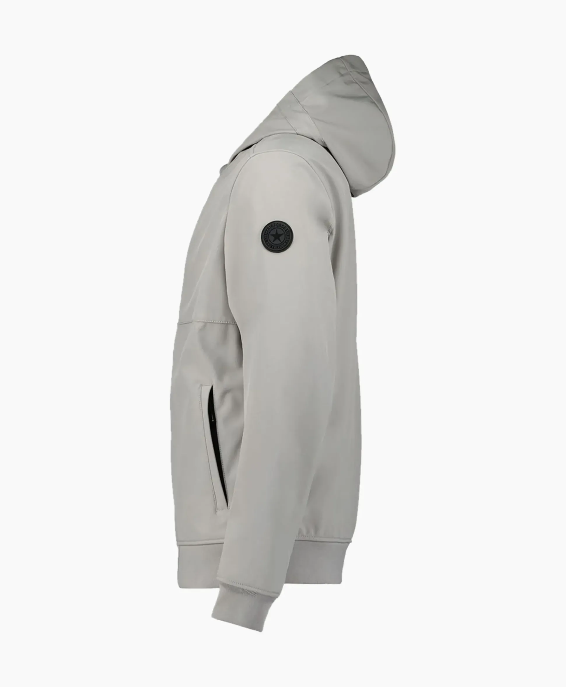 Airforce Coat Softshell Grijs