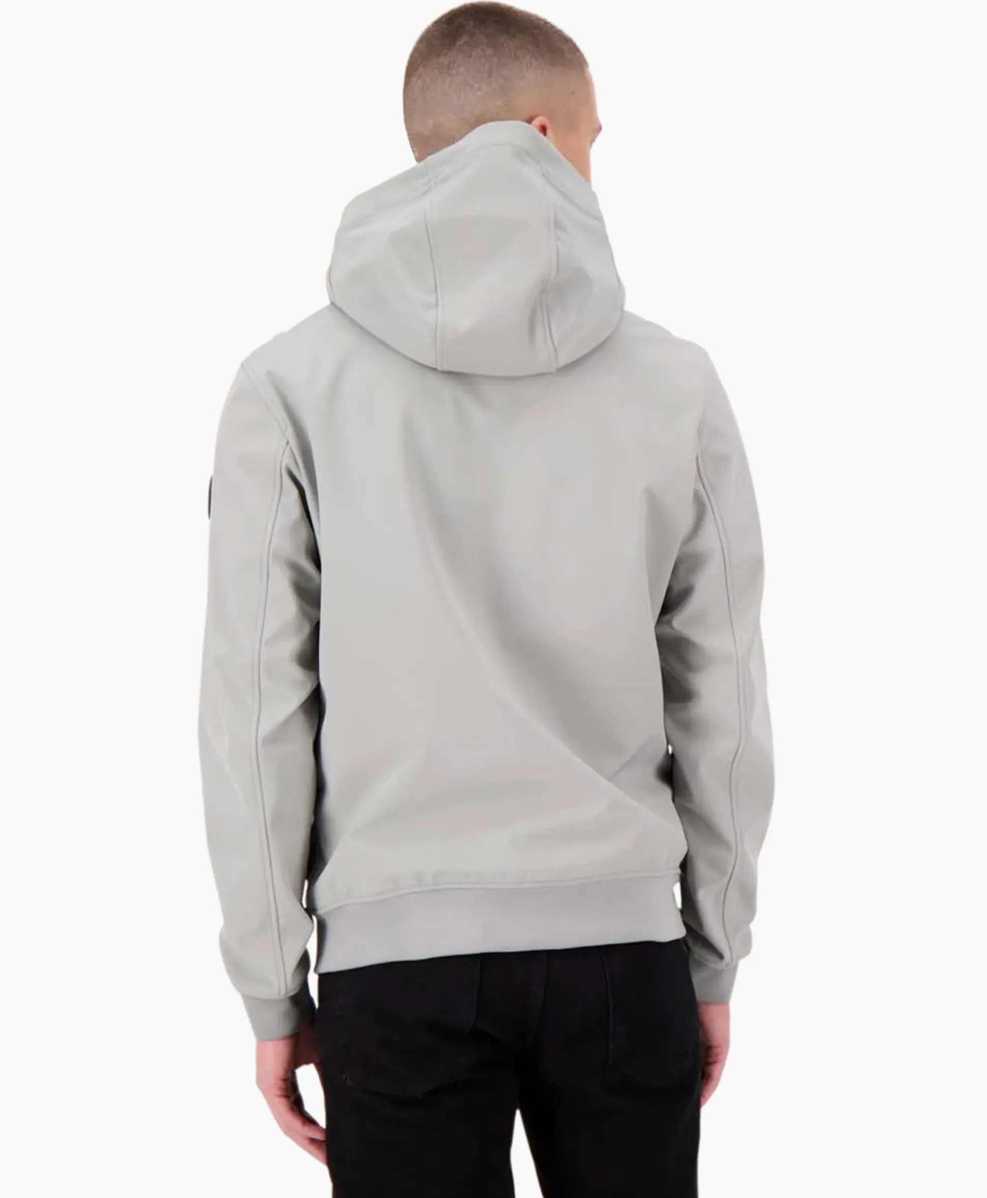 Airforce Coat Softshell Grijs