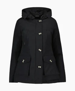 Airforce Gewatteerde Jas 4 Pocket Parka Zwart