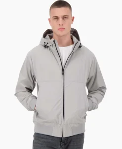 Airforce Jack Hooded Four-Fay Stretch Grijs