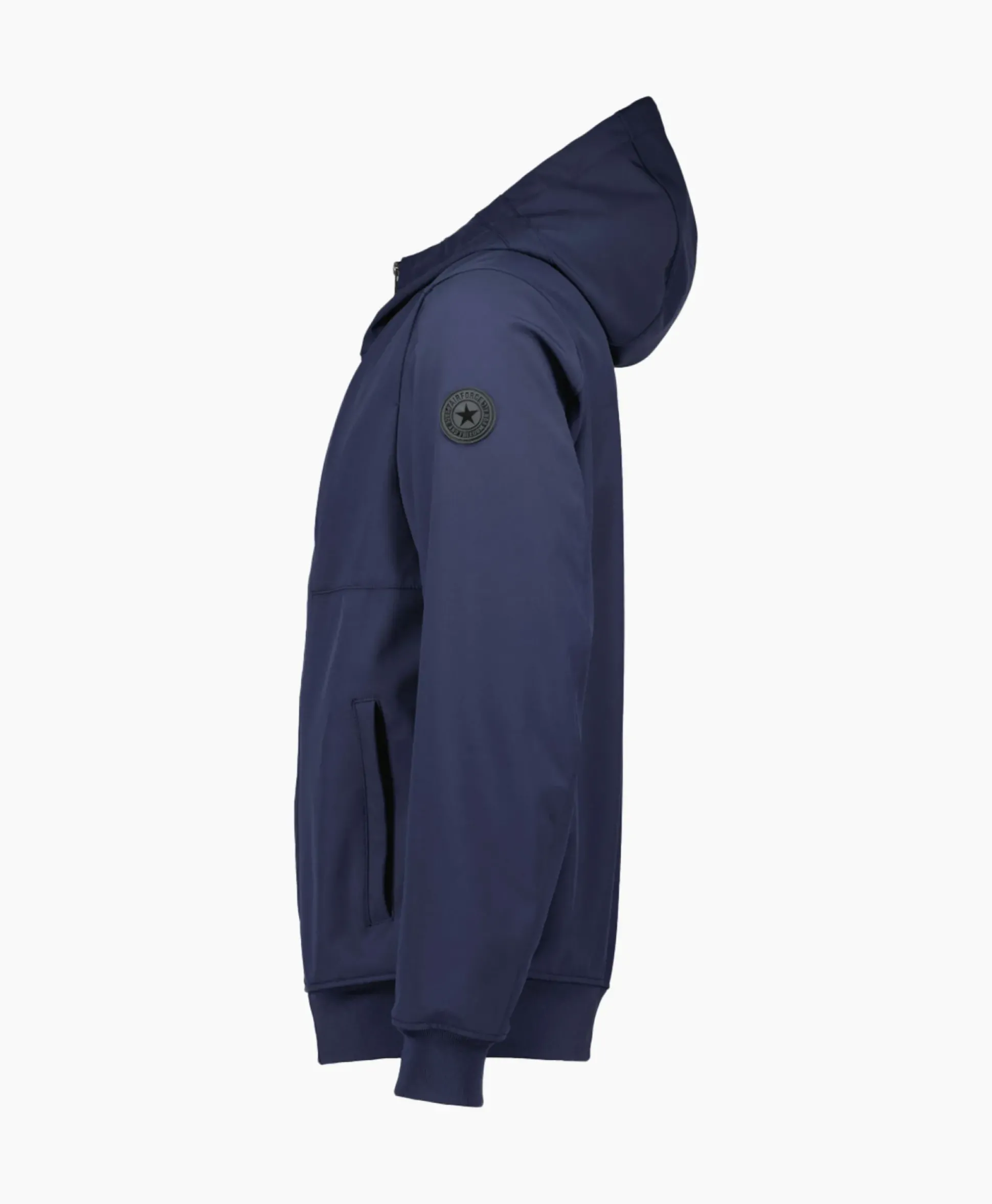 Airforce Jack Softshell Midden Blauw