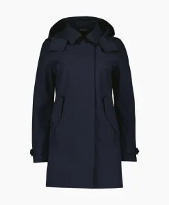 Airforce Parka Long Technical Shell Donker Blauw
