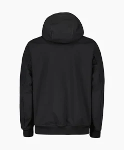 Airforce Softshell Jas Hooded Zwart