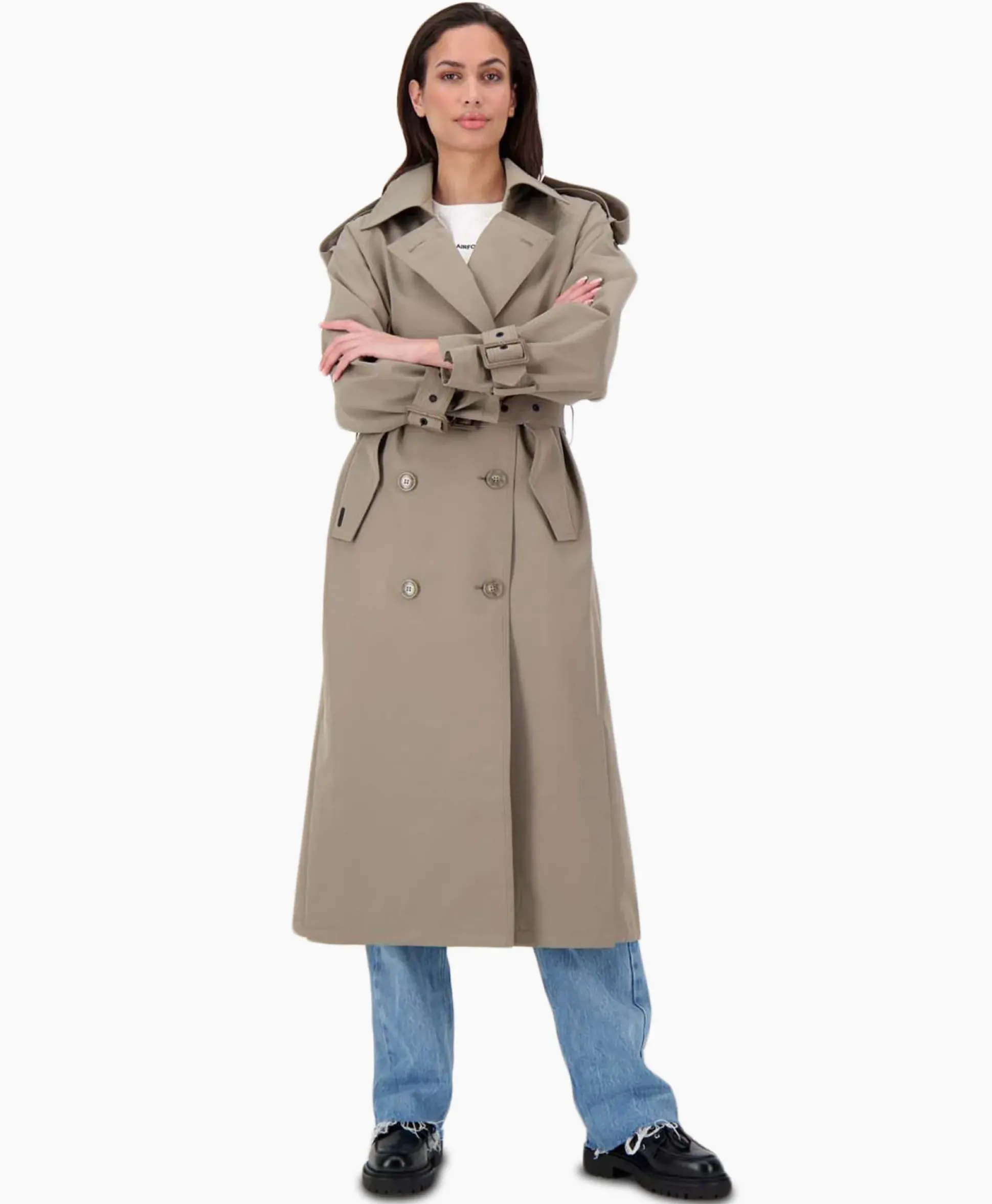 Airforce Trenchcoat Body Warmer Trench Khaki