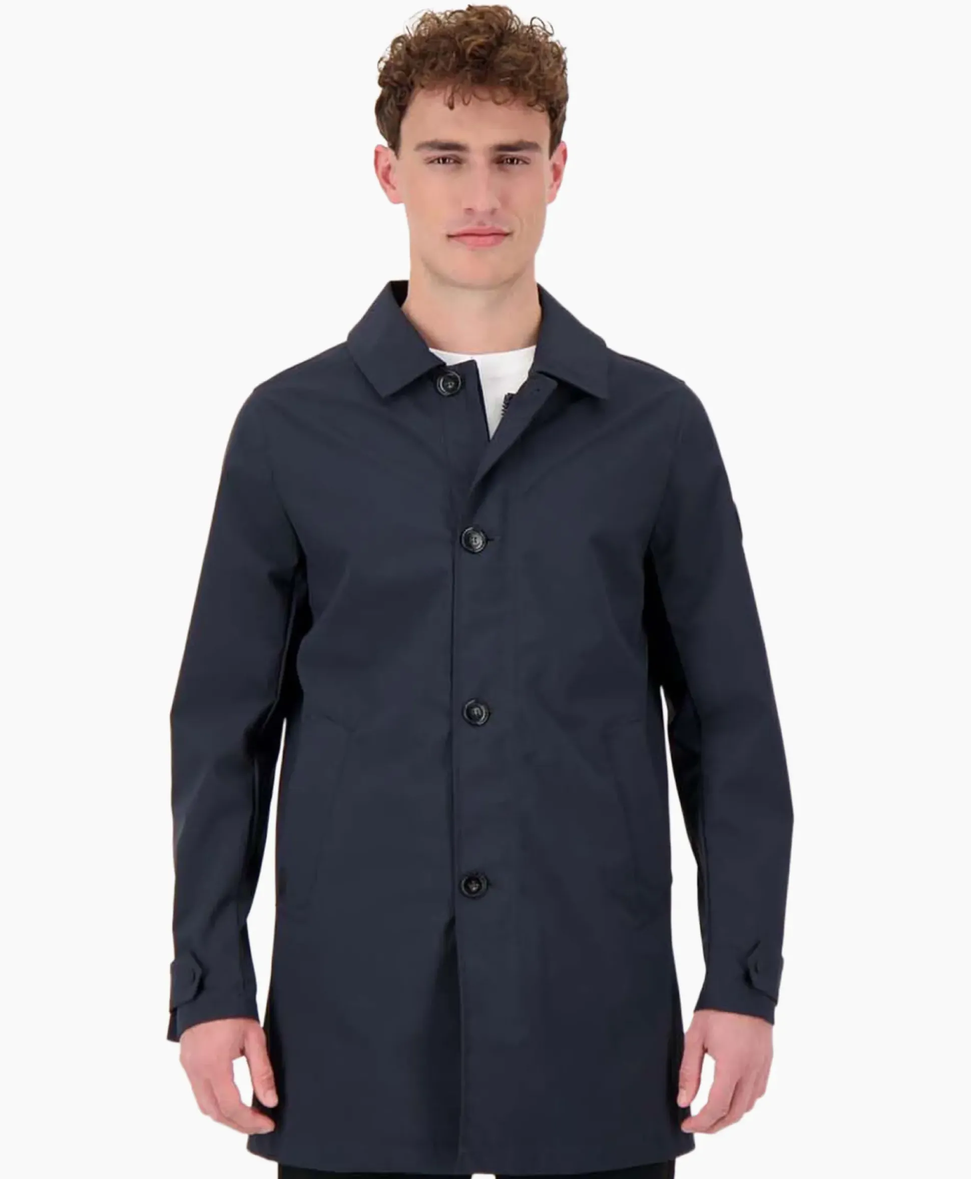 Airforce Trenchcoat Donker Blauw