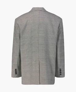 Alix The Label Blazer Woven Special Checked Zwart