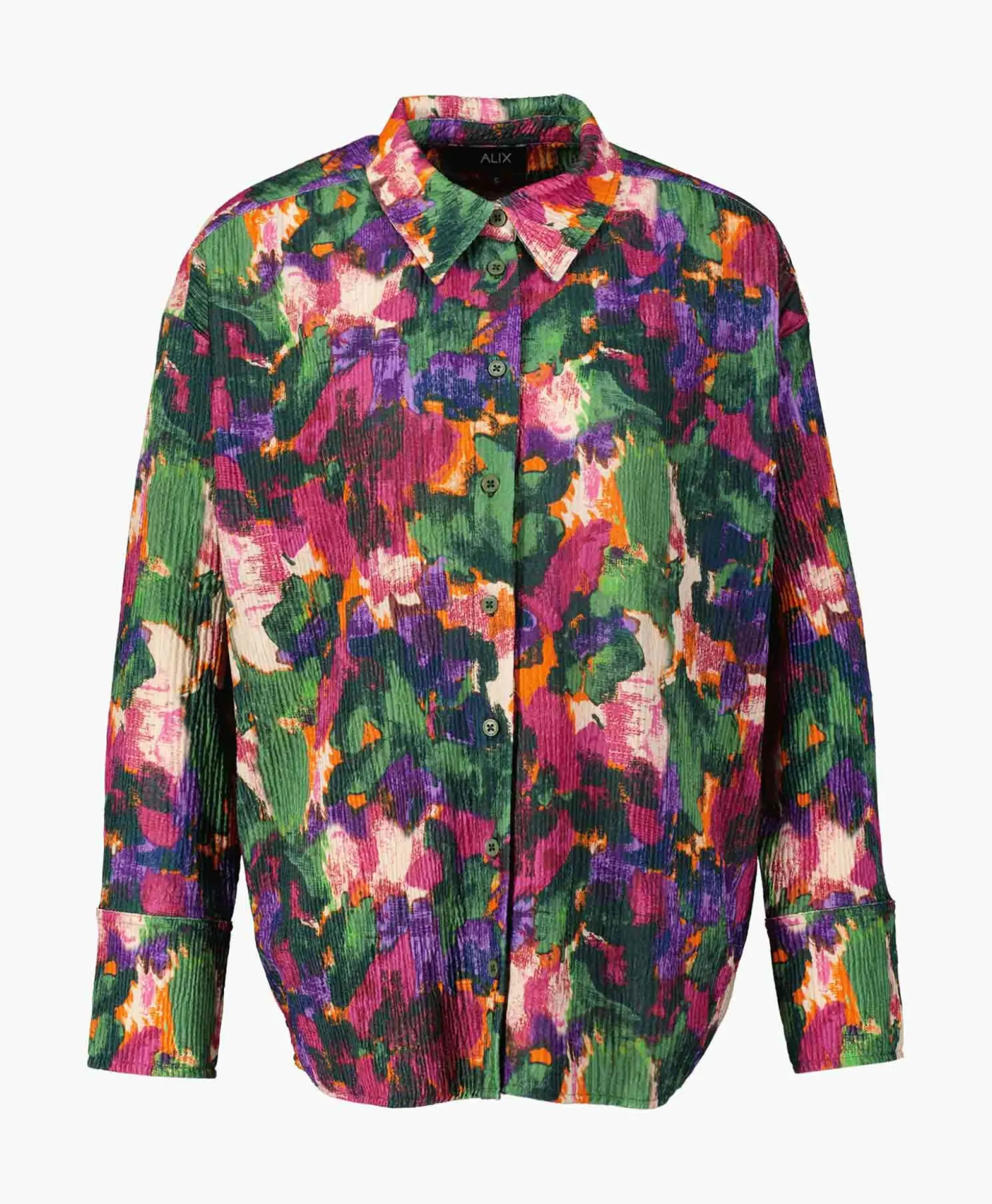Alix The Label Blouse Woven Camouflage Flower Zwart