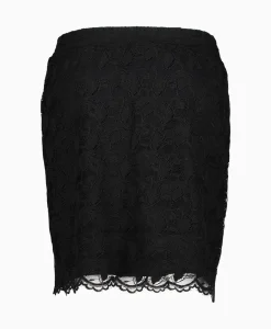 Alix The Label Minirok Ladies Woven Lace Mini Zwart