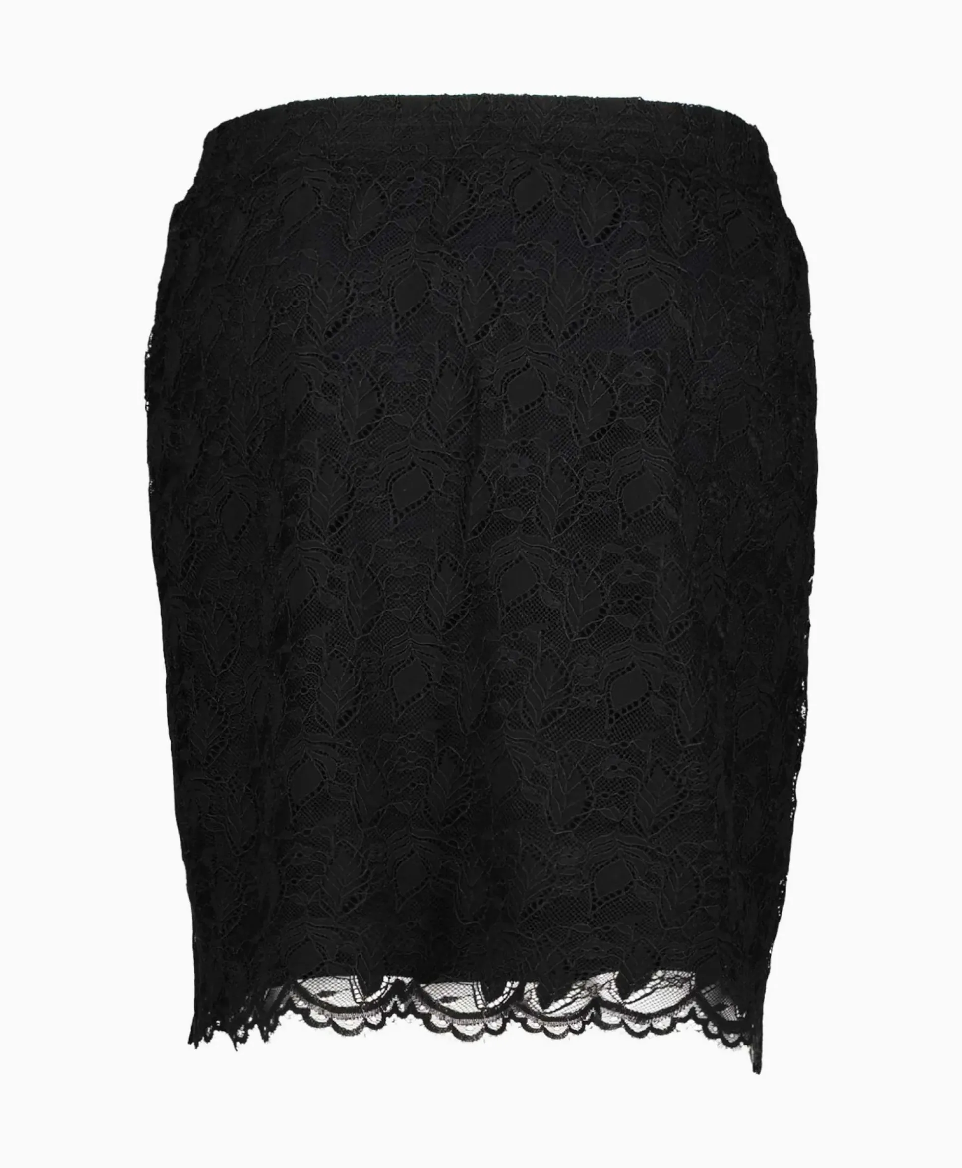Alix The Label Minirok Ladies Woven Lace Mini Zwart