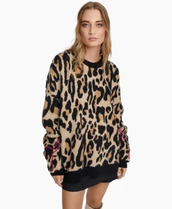 Alix The Label Pullover Knitted Jaguar Bruin