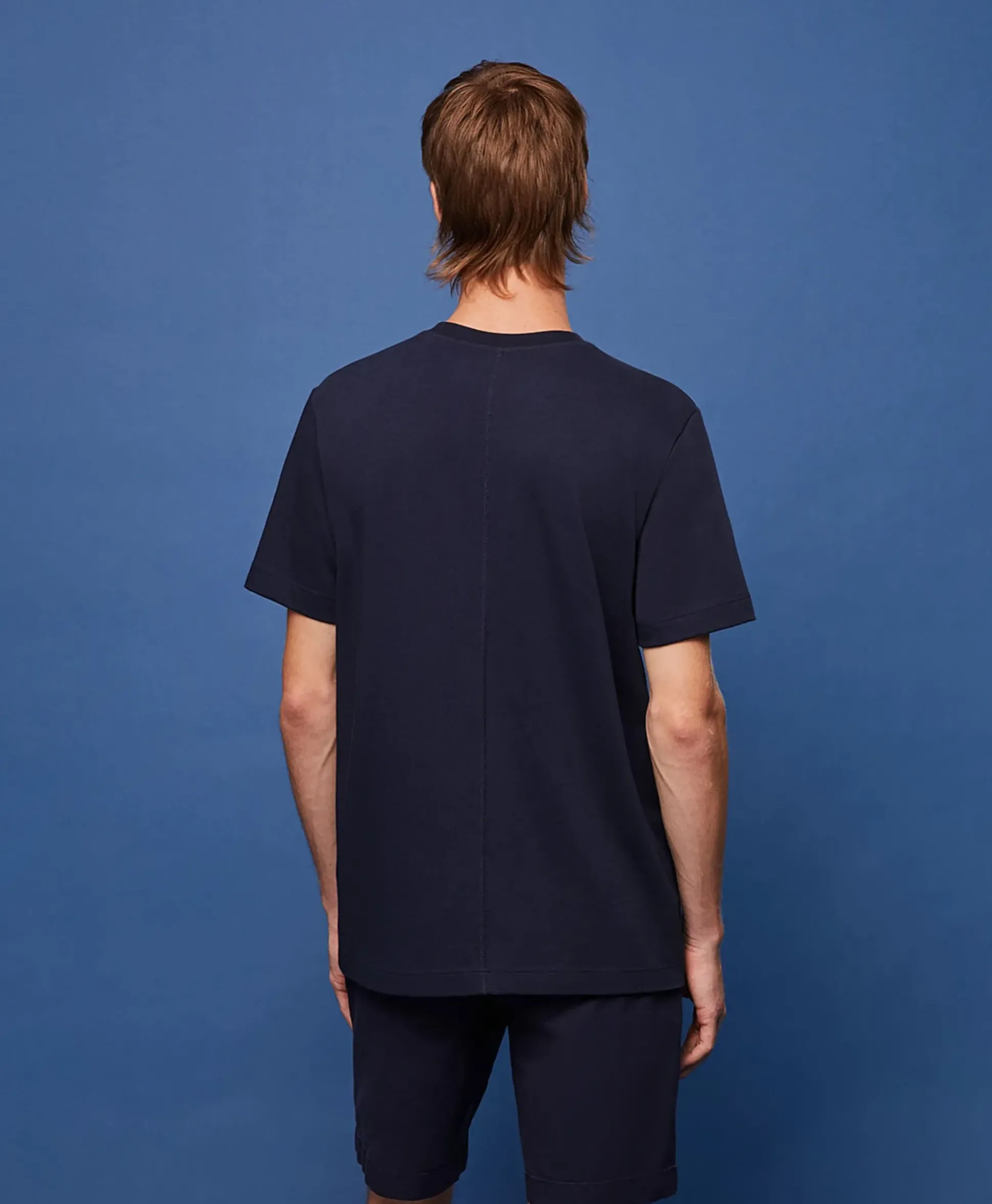 Alpha Tauri T-Shirt Korte Mouw Ata Janso Blauw