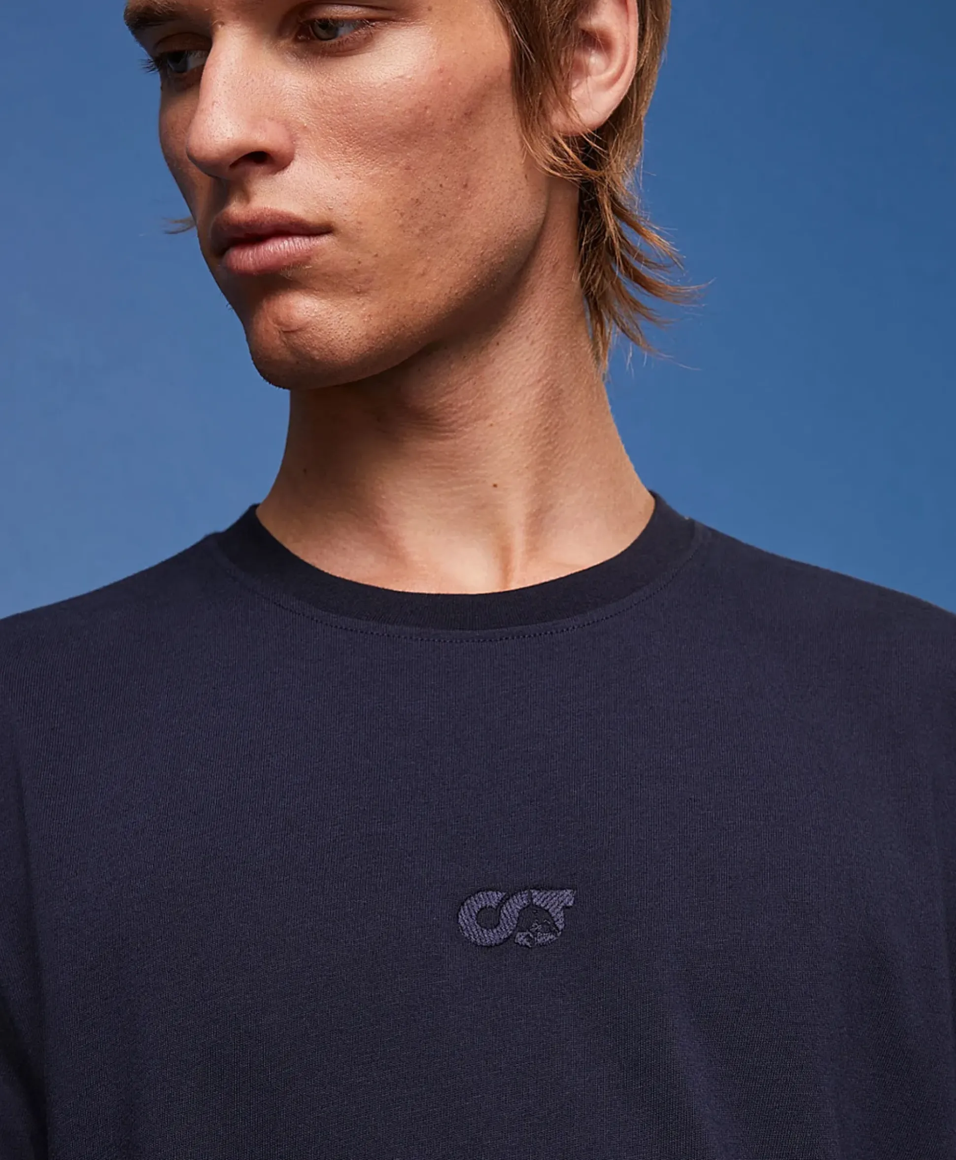 Alpha Tauri T-Shirt Korte Mouw Ata Janso Blauw