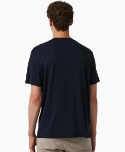 Alpha Tauri T-Shirt Korte Mouw Jopin Donker Blauw