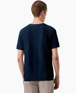 Alpha Tauri T-Shirt Korte Mouw Fosos Donker Blauw