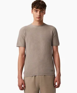 Alpha Tauri T-Shirt Korte Mouw Fosos Zand