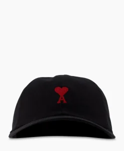 Ami Paris Hoed/Pet Adc Embroideryzwart