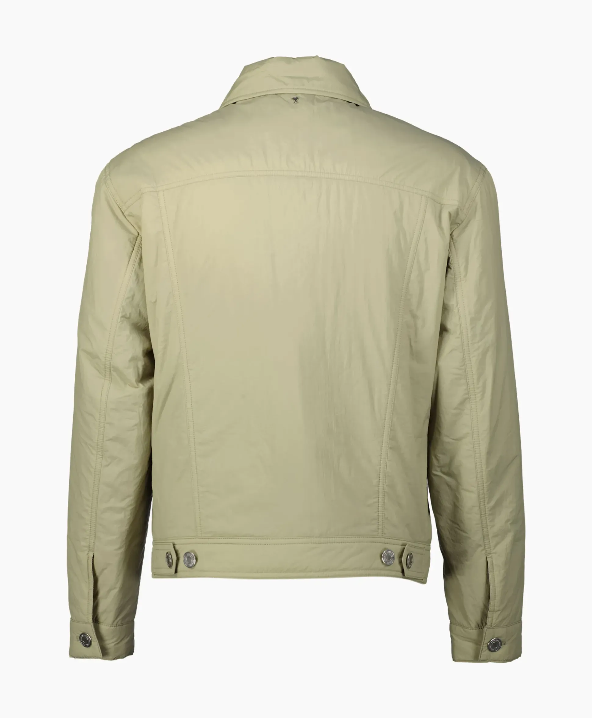Ami Paris Jack Padded Trucker Zand