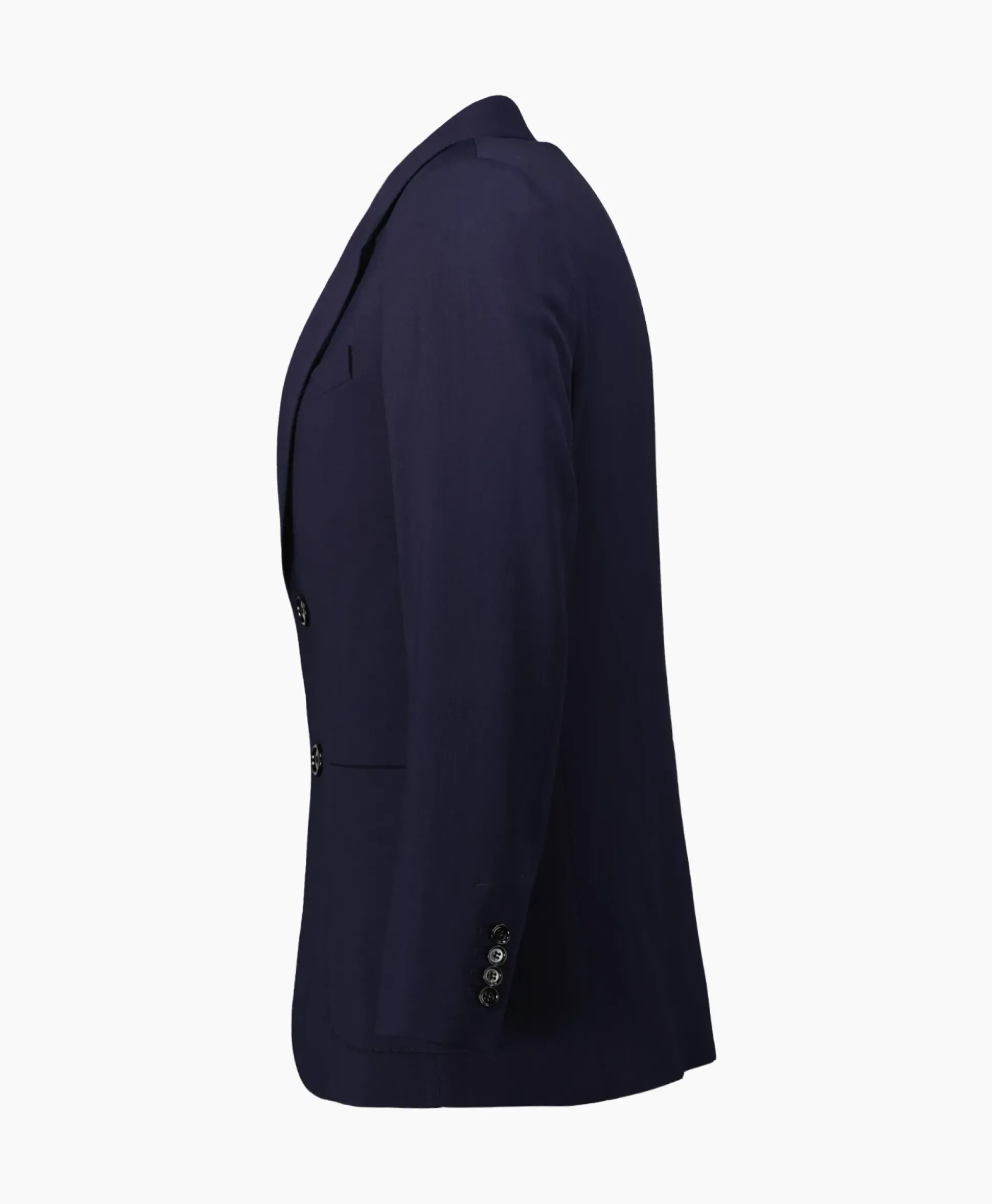 Ami Paris Jack Two Buttons Wool Viscose Twill Donker Blauw