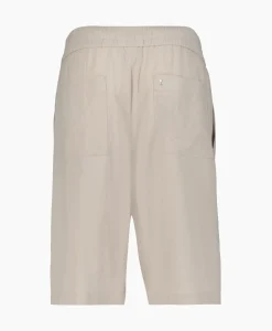 Ami Paris Korte Broek Elasticated Waist Bermuda Zand