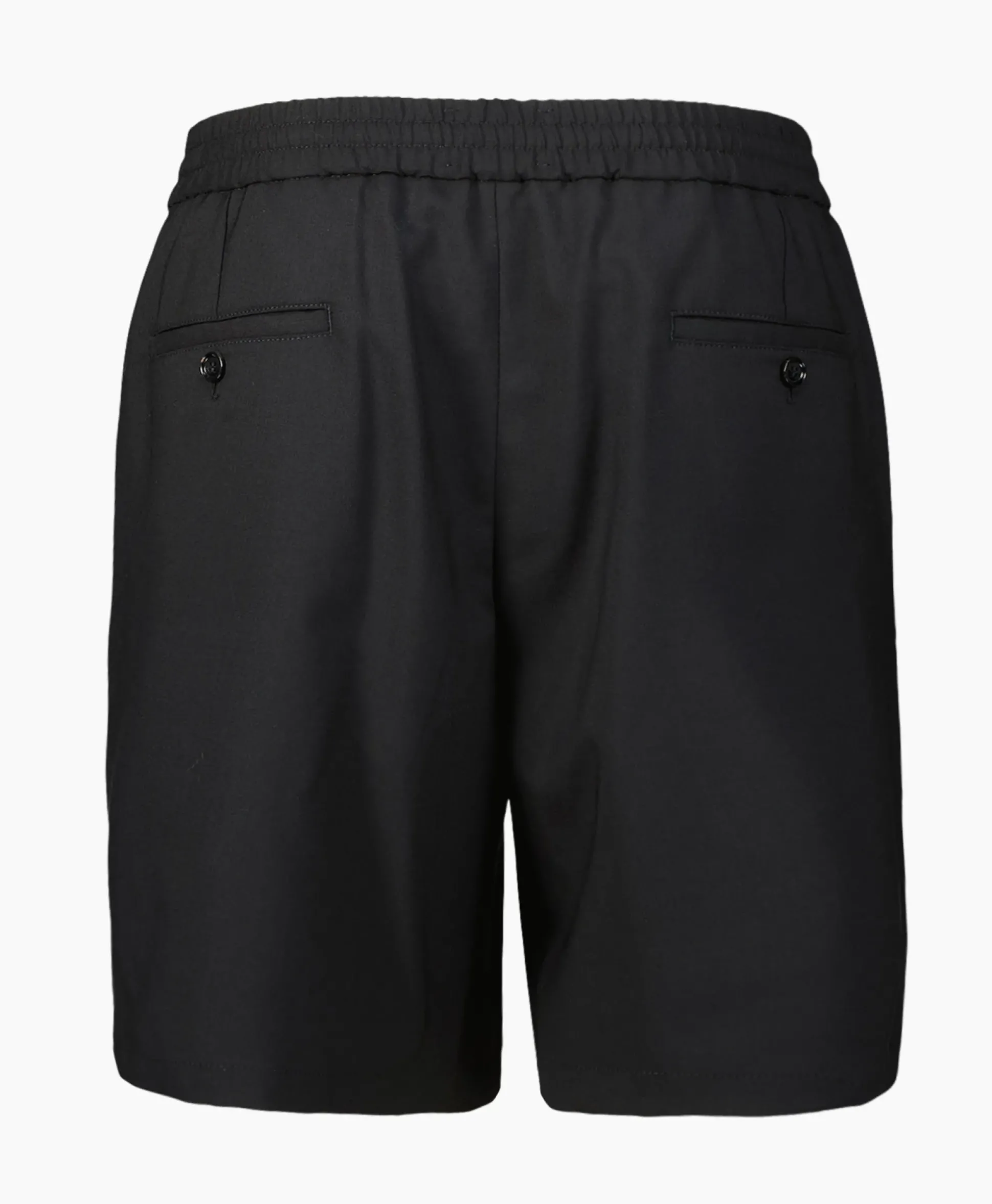 Ami Paris Korte Broek Elasticated Waist Zwart