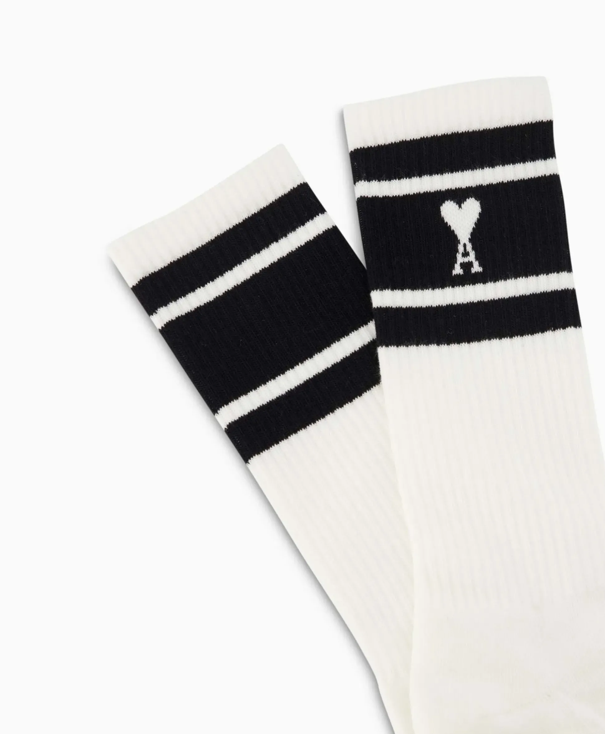 Ami Paris Sokken Adc Striped Zwart