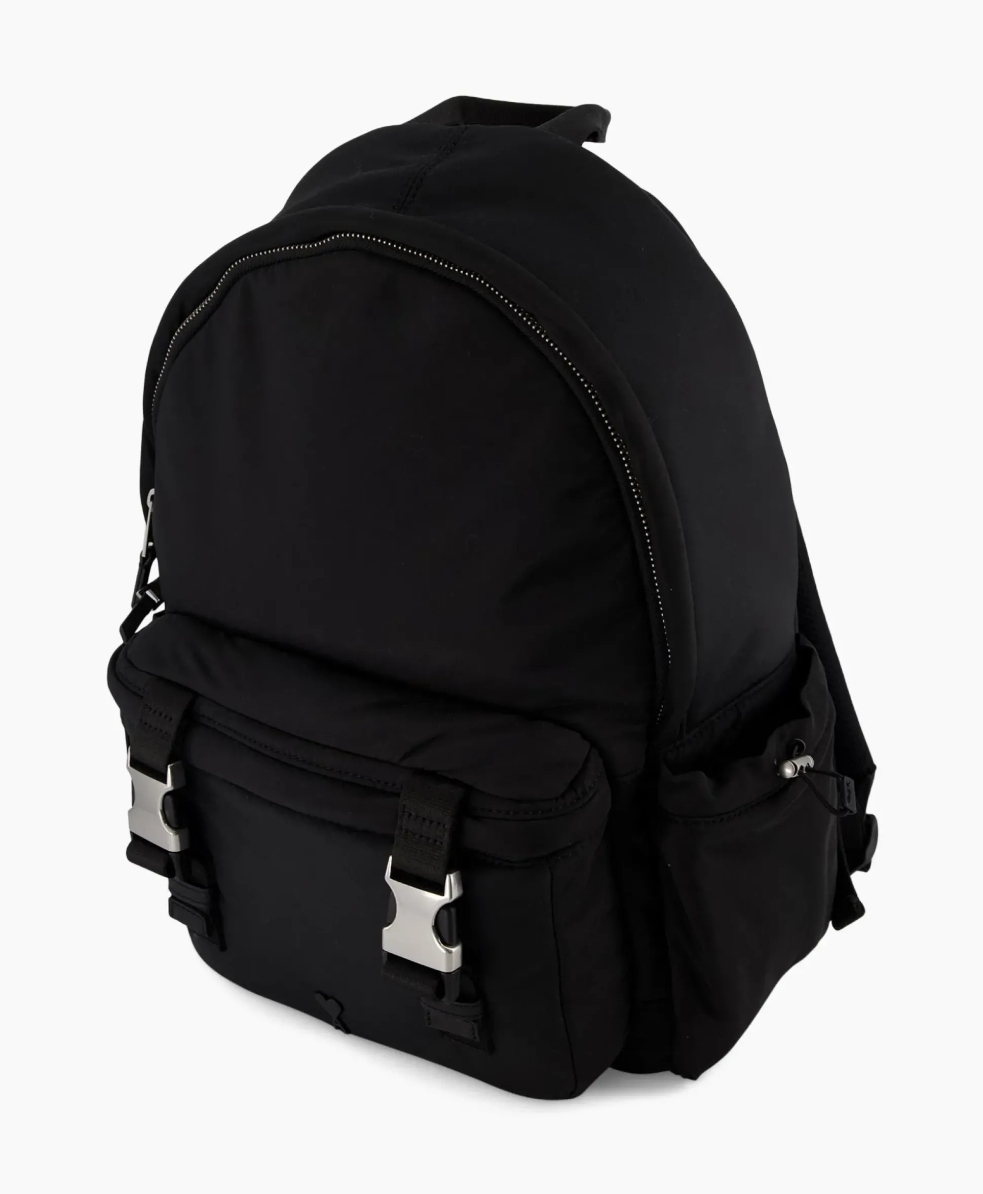 Ami Paris Tas Ami De Coeur Backpack Zwart