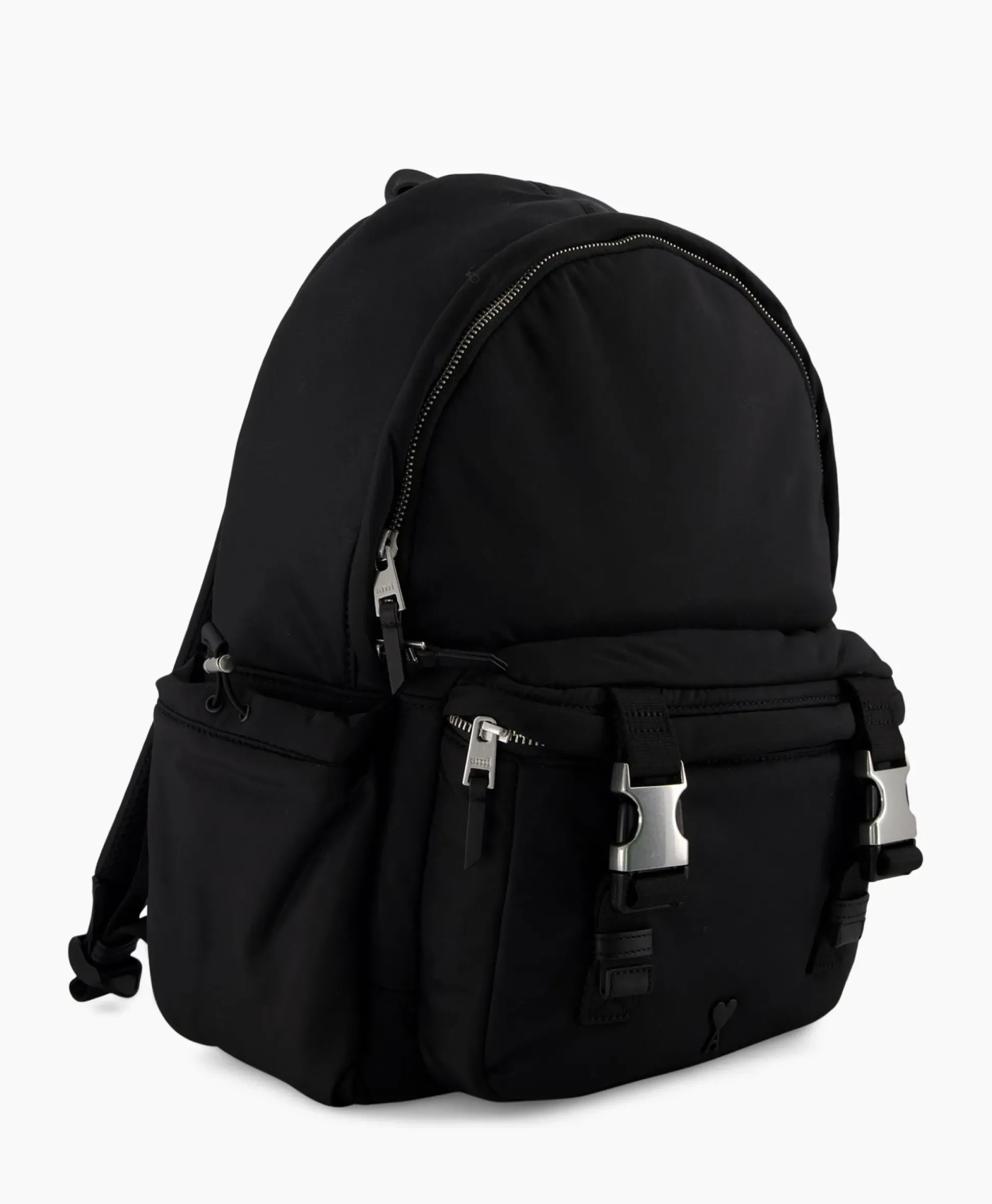 Ami Paris Tas Ami De Coeur Backpack Zwart