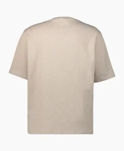 Ami Paris T-Shirt Korte Mouw Ami De Coeur Ecru