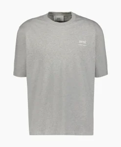 Ami Paris T-Shirt Korte Mouw Ami Am Antraciet
