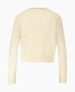 Ami Paris Vest Red Adc Cardigan Beige