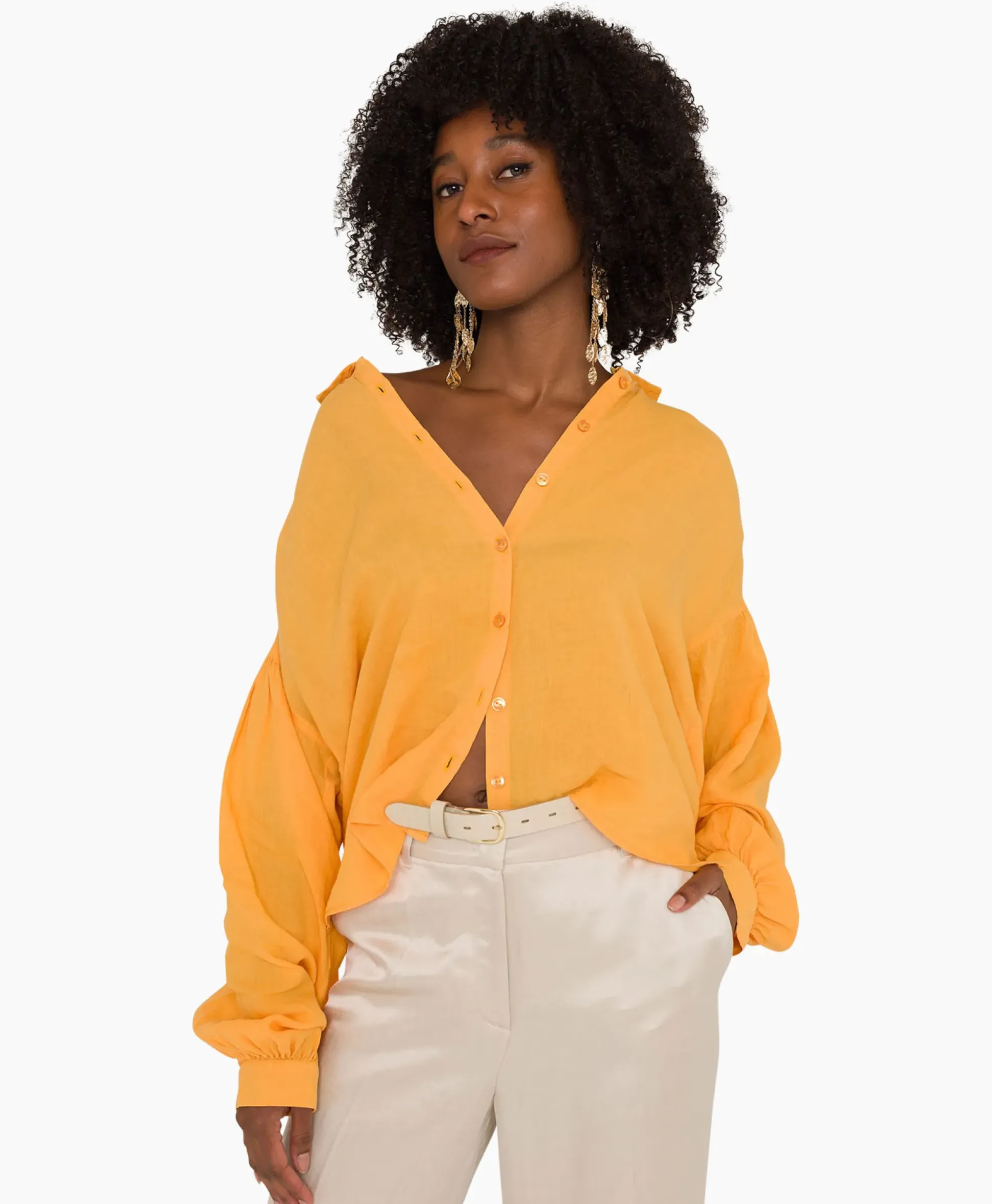 Anna Van Toor Blouse 17A05-03268-1 Oranje