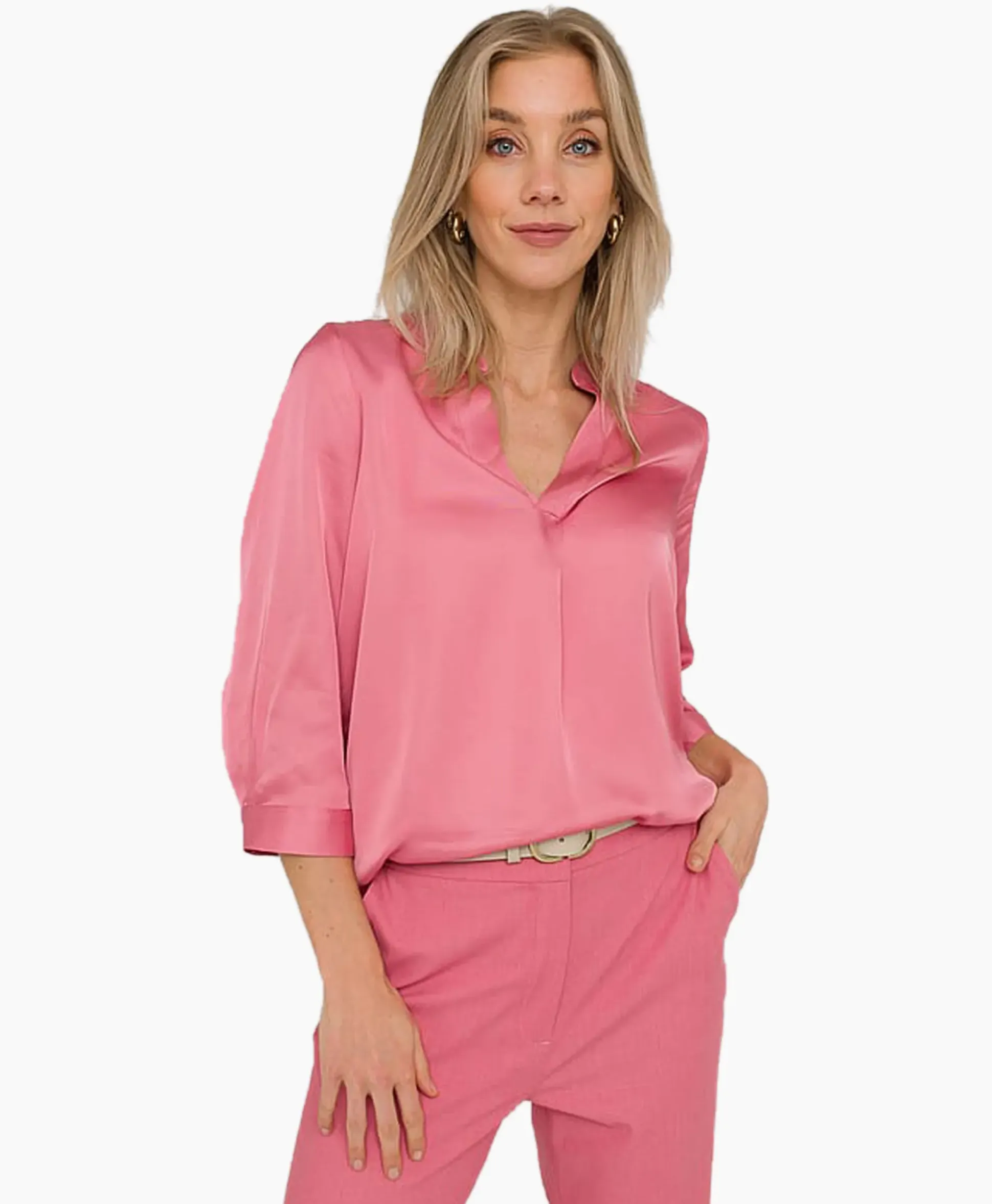 Anna Van Toor Blouse 32A05-03396 Rood