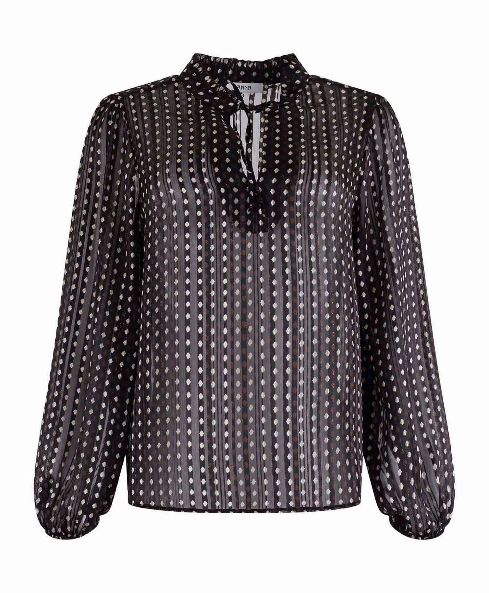 Anna Van Toor Blouse 74A05-03367 Zwart