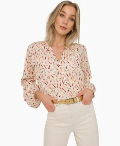 Anna Van Toor Blouse 74A05-03220A Rood
