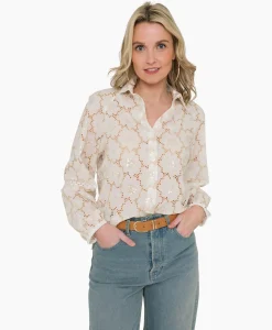 Anna Van Toor Blouse 17A05-03445A Zand