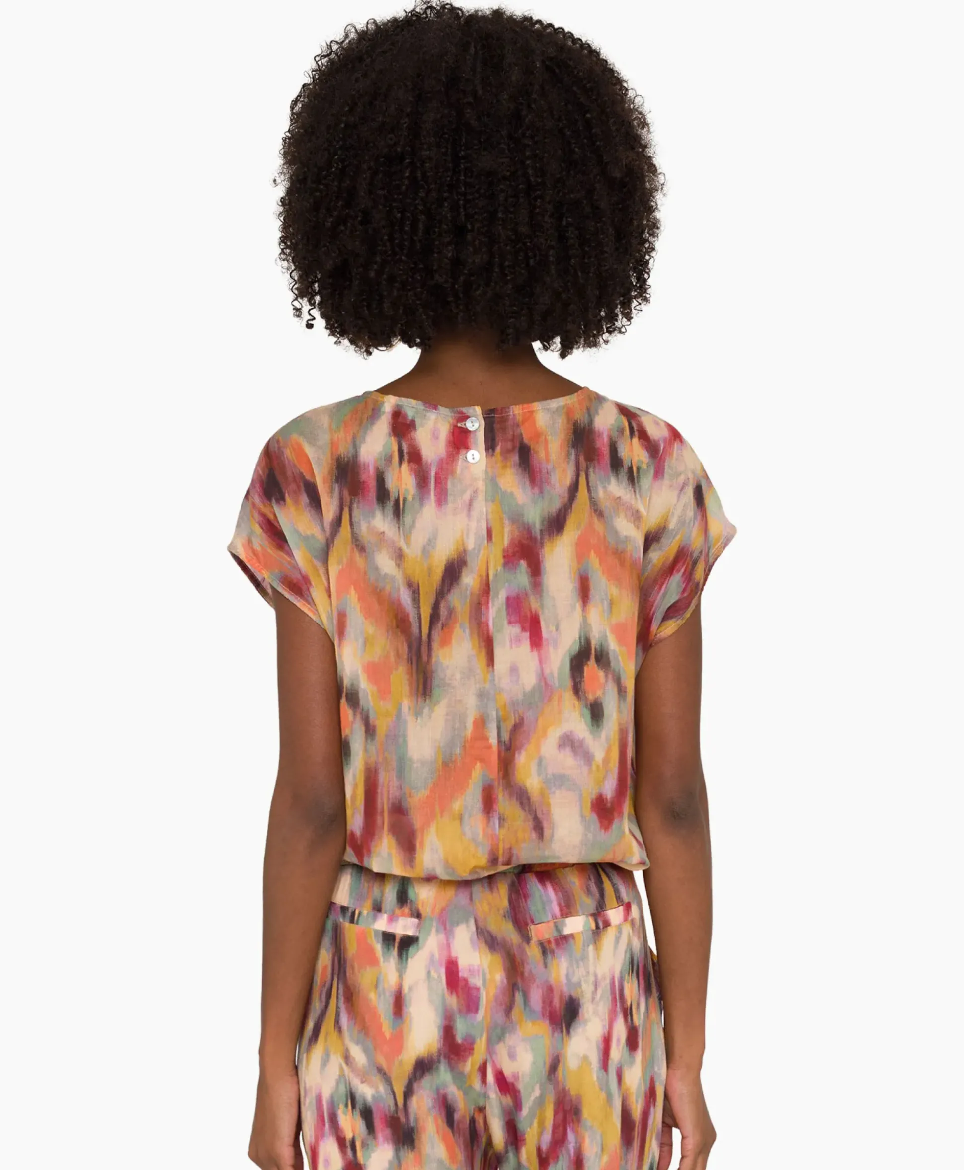 Anna Van Toor Blouse 26A05-03446A Zand