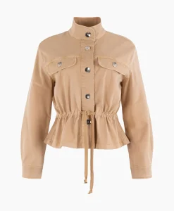 Anna Van Toor Gilet 32A01-02609 Zand