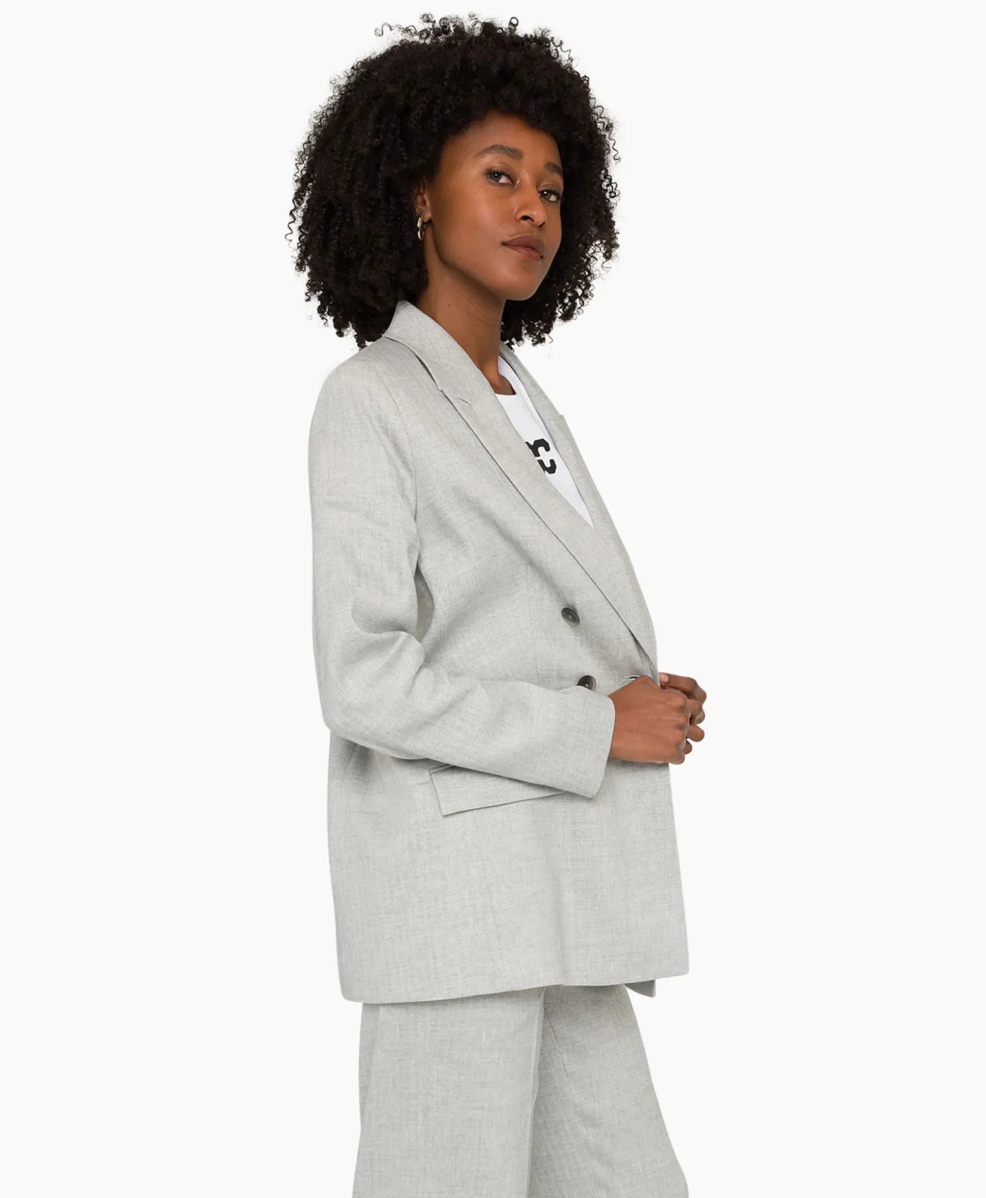 Anna Van Toor Gilet 33A01-02610 Zilver