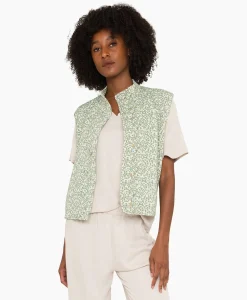 Anna Van Toor Gilet 43A11-02108B Groen