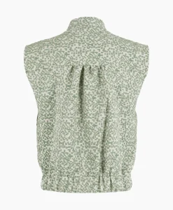 Anna Van Toor Gilet 43A11-02108B Groen