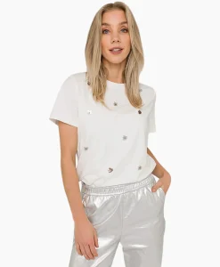 Anna Van Toor T-Shirt Korte Mouw 08A04-03629 Off White