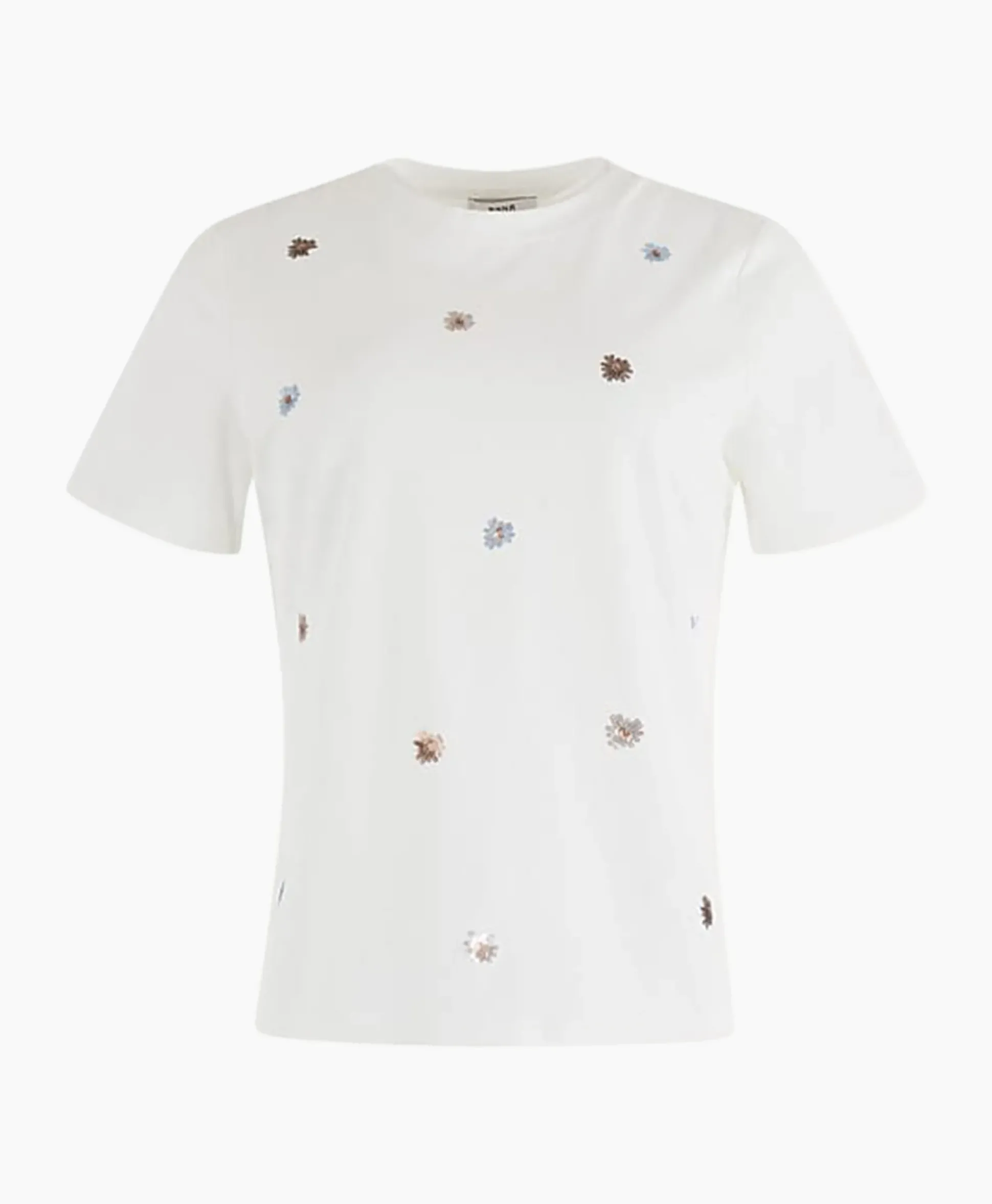 Anna Van Toor T-Shirt Korte Mouw 08A04-03629 Off White