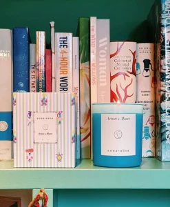 Anna+Nina Kaars Artists And Muses Scented Candle Blauw