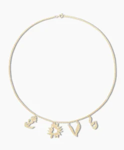 Anna+Nina Ketting Bonfire Choker Goud