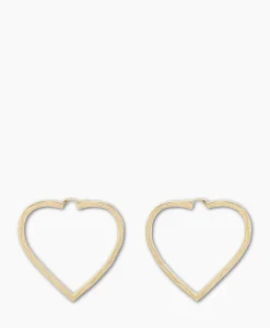 Anna+Nina Oorbellen Funky Love Hoop Goud
