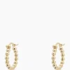 Anna+Nina Oorbellen Solstice Ring Earrings Silver Goldplated Goud