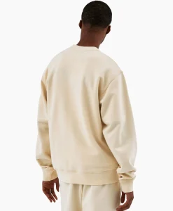Arte Antwerp Sweater Hearts Leaves Arte Logo Chest Off White
