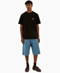 Arte Antwerp T-Shirt Korte Mouw Hearts Leaves Arte Logo Chest Zwart